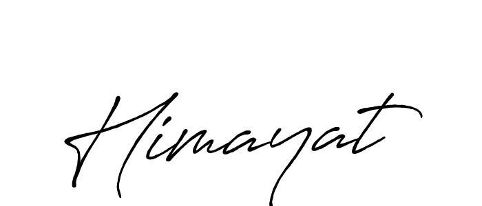Make a beautiful signature design for name Himayat. With this signature (Antro_Vectra_Bolder) style, you can create a handwritten signature for free. Himayat signature style 7 images and pictures png