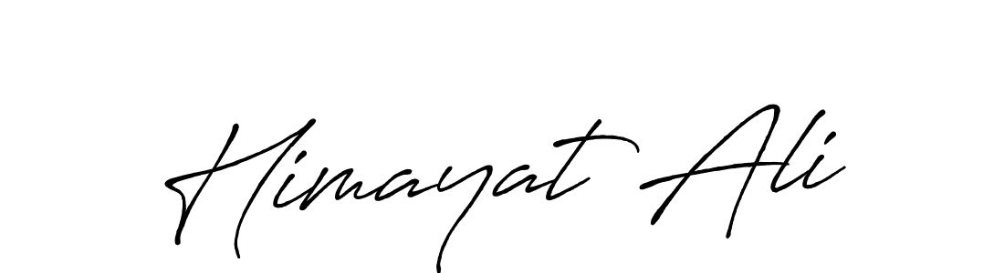 How to make Himayat Ali name signature. Use Antro_Vectra_Bolder style for creating short signs online. This is the latest handwritten sign. Himayat Ali signature style 7 images and pictures png