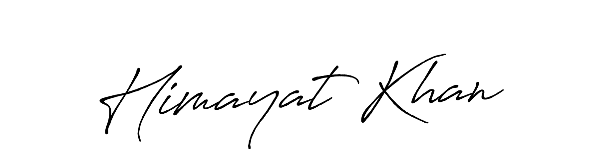 Use a signature maker to create a handwritten signature online. With this signature software, you can design (Antro_Vectra_Bolder) your own signature for name Himayat Khan. Himayat Khan signature style 7 images and pictures png