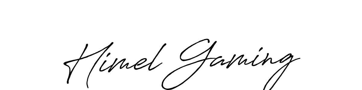 Make a beautiful signature design for name Himel Gaming. Use this online signature maker to create a handwritten signature for free. Himel Gaming signature style 7 images and pictures png