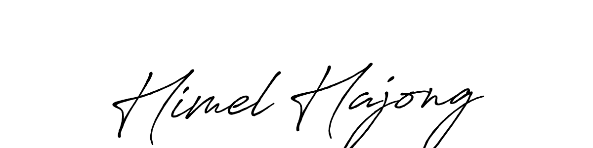 Use a signature maker to create a handwritten signature online. With this signature software, you can design (Antro_Vectra_Bolder) your own signature for name Himel Hajong. Himel Hajong signature style 7 images and pictures png