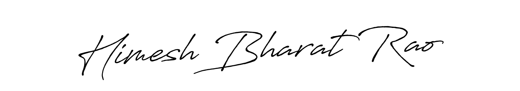 Use a signature maker to create a handwritten signature online. With this signature software, you can design (Antro_Vectra_Bolder) your own signature for name Himesh Bharat Rao. Himesh Bharat Rao signature style 7 images and pictures png