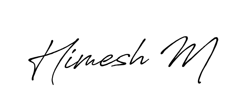 See photos of Himesh M official signature by Spectra . Check more albums & portfolios. Read reviews & check more about Antro_Vectra_Bolder font. Himesh M signature style 7 images and pictures png