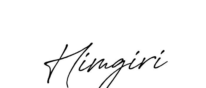 Create a beautiful signature design for name Himgiri. With this signature (Antro_Vectra_Bolder) fonts, you can make a handwritten signature for free. Himgiri signature style 7 images and pictures png