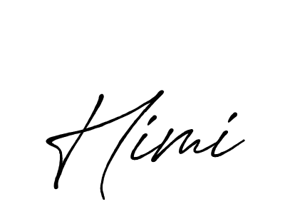 Antro_Vectra_Bolder is a professional signature style that is perfect for those who want to add a touch of class to their signature. It is also a great choice for those who want to make their signature more unique. Get Himi name to fancy signature for free. Himi signature style 7 images and pictures png