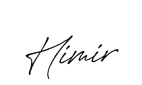 Himir stylish signature style. Best Handwritten Sign (Antro_Vectra_Bolder) for my name. Handwritten Signature Collection Ideas for my name Himir. Himir signature style 7 images and pictures png
