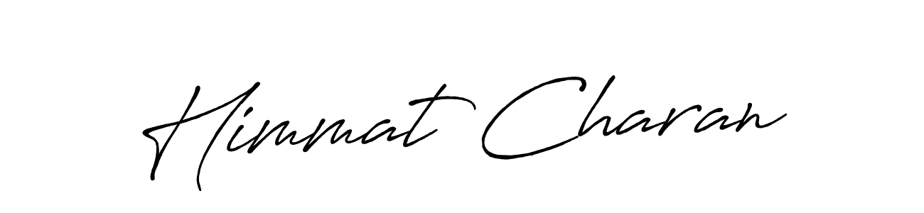 How to Draw Himmat Charan signature style? Antro_Vectra_Bolder is a latest design signature styles for name Himmat Charan. Himmat Charan signature style 7 images and pictures png
