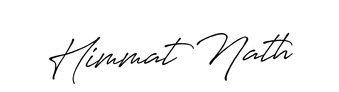 Himmat Nath stylish signature style. Best Handwritten Sign (Antro_Vectra_Bolder) for my name. Handwritten Signature Collection Ideas for my name Himmat Nath. Himmat Nath signature style 7 images and pictures png