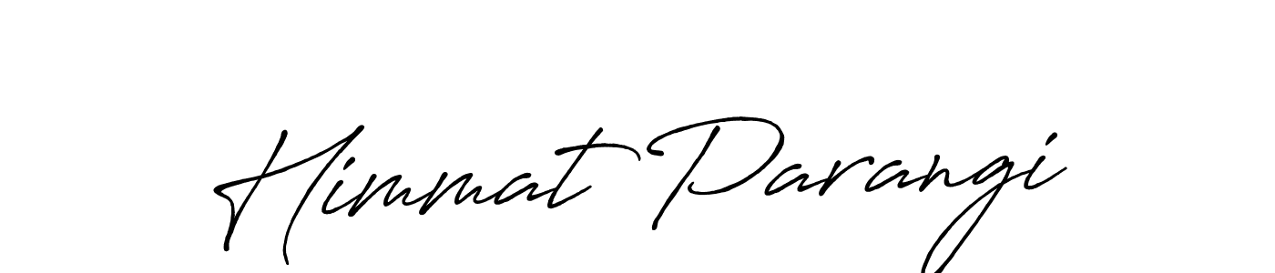 Also we have Himmat Parangi name is the best signature style. Create professional handwritten signature collection using Antro_Vectra_Bolder autograph style. Himmat Parangi signature style 7 images and pictures png