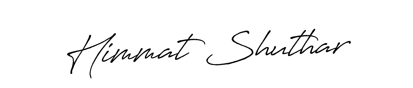 It looks lik you need a new signature style for name Himmat Shuthar. Design unique handwritten (Antro_Vectra_Bolder) signature with our free signature maker in just a few clicks. Himmat Shuthar signature style 7 images and pictures png
