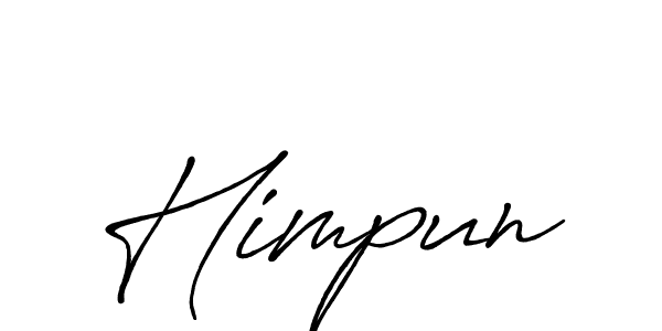 Himpun stylish signature style. Best Handwritten Sign (Antro_Vectra_Bolder) for my name. Handwritten Signature Collection Ideas for my name Himpun. Himpun signature style 7 images and pictures png