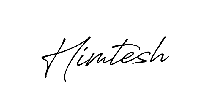 Design your own signature with our free online signature maker. With this signature software, you can create a handwritten (Antro_Vectra_Bolder) signature for name Himtesh. Himtesh signature style 7 images and pictures png