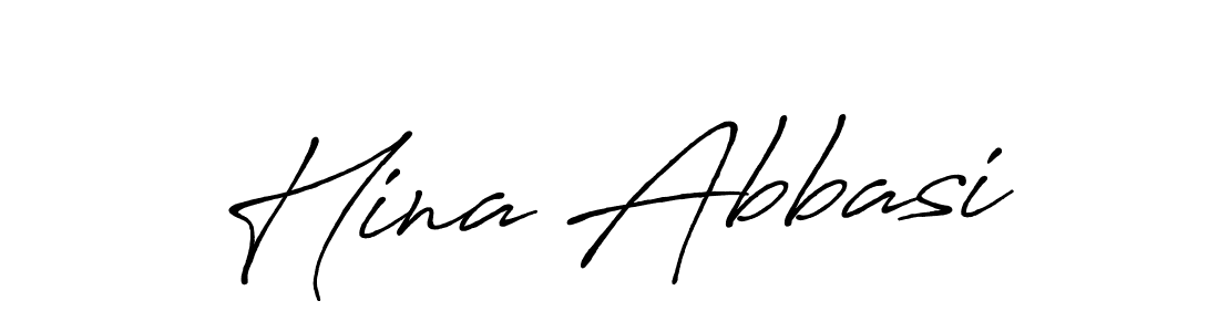 Hina Abbasi stylish signature style. Best Handwritten Sign (Antro_Vectra_Bolder) for my name. Handwritten Signature Collection Ideas for my name Hina Abbasi. Hina Abbasi signature style 7 images and pictures png