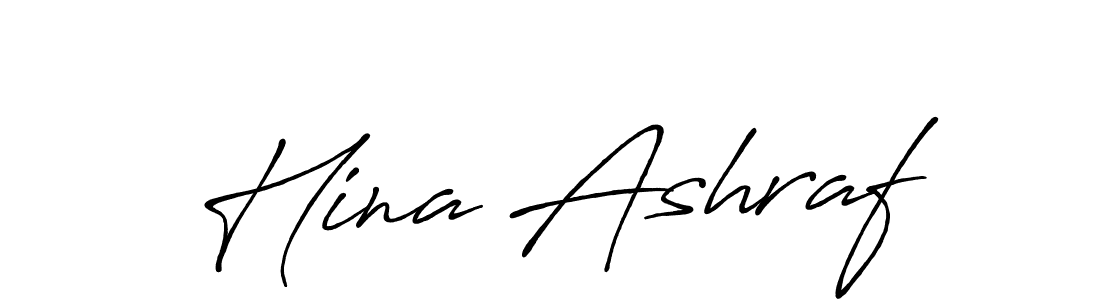 Make a beautiful signature design for name Hina Ashraf. Use this online signature maker to create a handwritten signature for free. Hina Ashraf signature style 7 images and pictures png