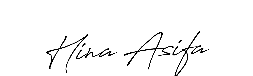 Similarly Antro_Vectra_Bolder is the best handwritten signature design. Signature creator online .You can use it as an online autograph creator for name Hina Asifa. Hina Asifa signature style 7 images and pictures png