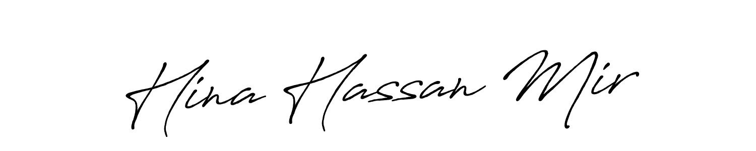 if you are searching for the best signature style for your name Hina Hassan Mir. so please give up your signature search. here we have designed multiple signature styles  using Antro_Vectra_Bolder. Hina Hassan Mir signature style 7 images and pictures png