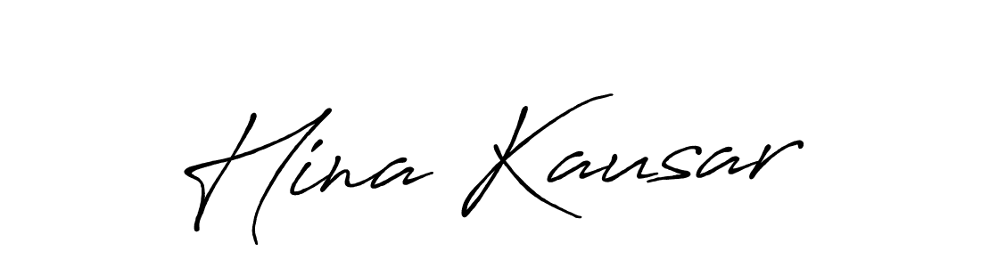 Make a beautiful signature design for name Hina Kausar. Use this online signature maker to create a handwritten signature for free. Hina Kausar signature style 7 images and pictures png