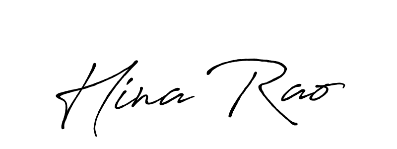Antro_Vectra_Bolder is a professional signature style that is perfect for those who want to add a touch of class to their signature. It is also a great choice for those who want to make their signature more unique. Get Hina Rao name to fancy signature for free. Hina Rao signature style 7 images and pictures png