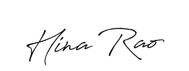 Make a beautiful signature design for name Hina Rao. Use this online signature maker to create a handwritten signature for free. Hina Rao signature style 7 images and pictures png