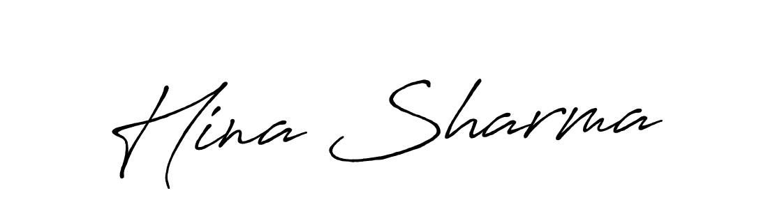 Also You can easily find your signature by using the search form. We will create Hina Sharma name handwritten signature images for you free of cost using Antro_Vectra_Bolder sign style. Hina Sharma signature style 7 images and pictures png