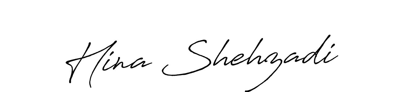 This is the best signature style for the Hina Shehzadi name. Also you like these signature font (Antro_Vectra_Bolder). Mix name signature. Hina Shehzadi signature style 7 images and pictures png