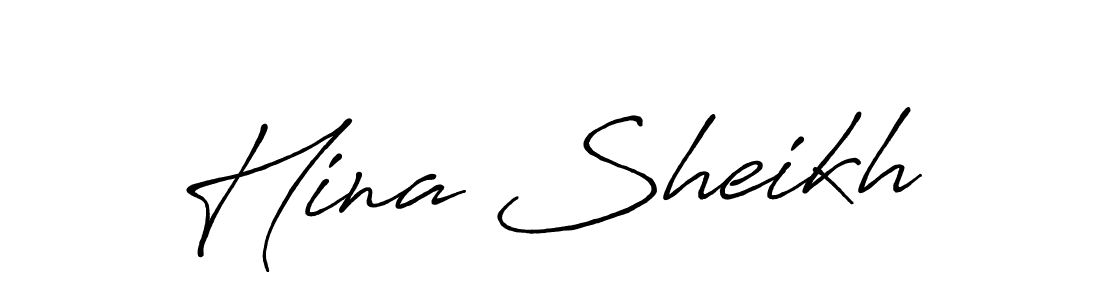 if you are searching for the best signature style for your name Hina Sheikh. so please give up your signature search. here we have designed multiple signature styles  using Antro_Vectra_Bolder. Hina Sheikh signature style 7 images and pictures png