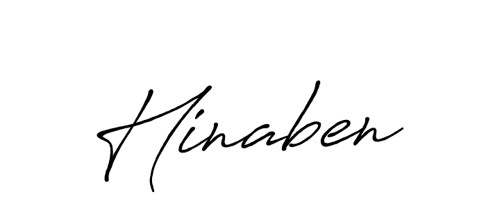 How to make Hinaben signature? Antro_Vectra_Bolder is a professional autograph style. Create handwritten signature for Hinaben name. Hinaben signature style 7 images and pictures png