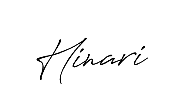 How to make Hinari signature? Antro_Vectra_Bolder is a professional autograph style. Create handwritten signature for Hinari name. Hinari signature style 7 images and pictures png