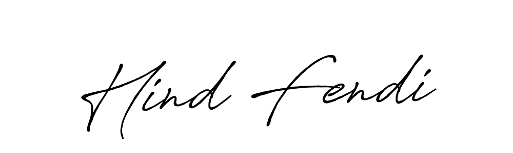 Design your own signature with our free online signature maker. With this signature software, you can create a handwritten (Antro_Vectra_Bolder) signature for name Hind Fendi. Hind Fendi signature style 7 images and pictures png