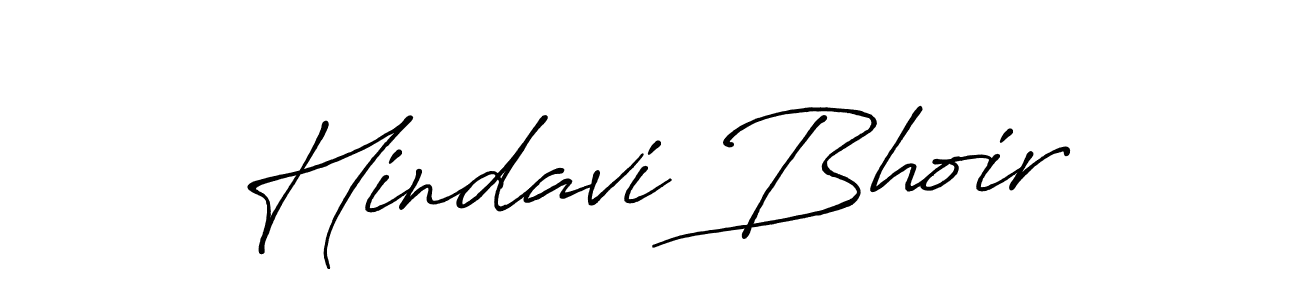 Use a signature maker to create a handwritten signature online. With this signature software, you can design (Antro_Vectra_Bolder) your own signature for name Hindavi Bhoir. Hindavi Bhoir signature style 7 images and pictures png