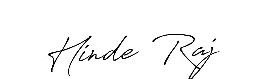 Similarly Antro_Vectra_Bolder is the best handwritten signature design. Signature creator online .You can use it as an online autograph creator for name Hinde  Raj. Hinde  Raj signature style 7 images and pictures png