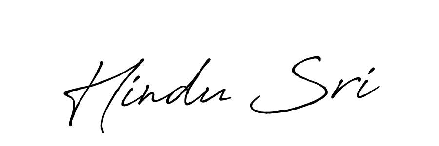 Make a beautiful signature design for name Hindu Sri. With this signature (Antro_Vectra_Bolder) style, you can create a handwritten signature for free. Hindu Sri signature style 7 images and pictures png