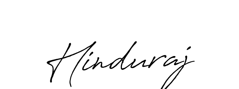 Create a beautiful signature design for name Hinduraj. With this signature (Antro_Vectra_Bolder) fonts, you can make a handwritten signature for free. Hinduraj signature style 7 images and pictures png