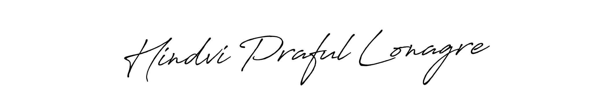 This is the best signature style for the Hindvi Praful Lonagre name. Also you like these signature font (Antro_Vectra_Bolder). Mix name signature. Hindvi Praful Lonagre signature style 7 images and pictures png