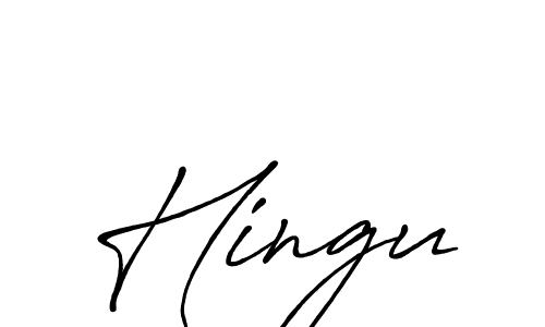 Make a beautiful signature design for name Hingu. With this signature (Antro_Vectra_Bolder) style, you can create a handwritten signature for free. Hingu signature style 7 images and pictures png