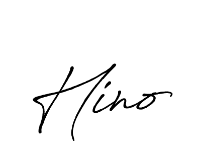 How to make Hino name signature. Use Antro_Vectra_Bolder style for creating short signs online. This is the latest handwritten sign. Hino signature style 7 images and pictures png