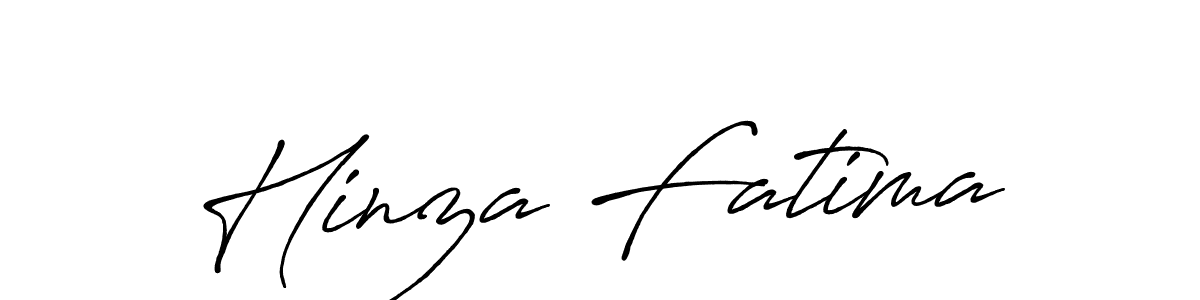 Create a beautiful signature design for name Hinza Fatima. With this signature (Antro_Vectra_Bolder) fonts, you can make a handwritten signature for free. Hinza Fatima signature style 7 images and pictures png