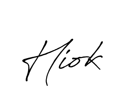 Once you've used our free online signature maker to create your best signature Antro_Vectra_Bolder style, it's time to enjoy all of the benefits that Hiok name signing documents. Hiok signature style 7 images and pictures png