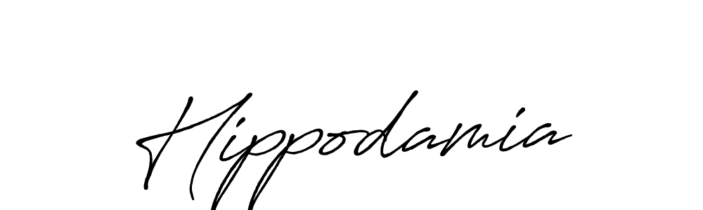 Design your own signature with our free online signature maker. With this signature software, you can create a handwritten (Antro_Vectra_Bolder) signature for name Hippodamia. Hippodamia signature style 7 images and pictures png