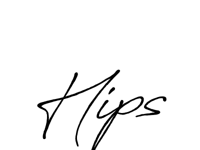 How to make Hips name signature. Use Antro_Vectra_Bolder style for creating short signs online. This is the latest handwritten sign. Hips signature style 7 images and pictures png