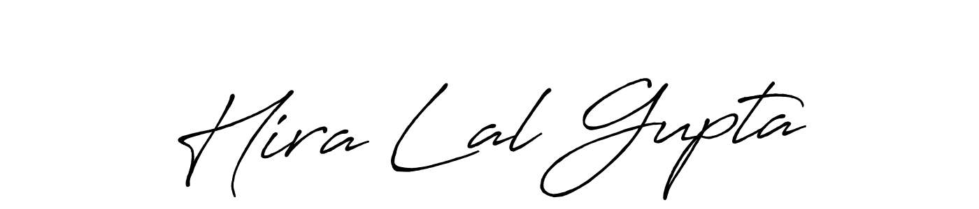 Hira Lal Gupta stylish signature style. Best Handwritten Sign (Antro_Vectra_Bolder) for my name. Handwritten Signature Collection Ideas for my name Hira Lal Gupta. Hira Lal Gupta signature style 7 images and pictures png