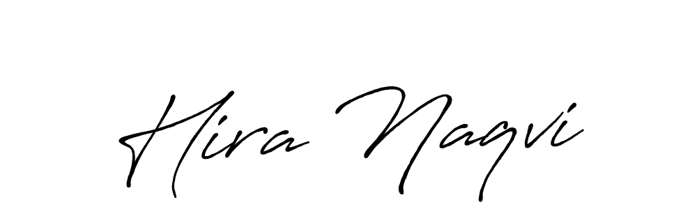 Also You can easily find your signature by using the search form. We will create Hira Naqvi name handwritten signature images for you free of cost using Antro_Vectra_Bolder sign style. Hira Naqvi signature style 7 images and pictures png
