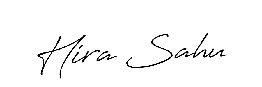 The best way (Antro_Vectra_Bolder) to make a short signature is to pick only two or three words in your name. The name Hira Sahu include a total of six letters. For converting this name. Hira Sahu signature style 7 images and pictures png