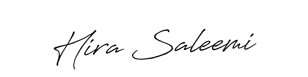 How to make Hira Saleemi signature? Antro_Vectra_Bolder is a professional autograph style. Create handwritten signature for Hira Saleemi name. Hira Saleemi signature style 7 images and pictures png