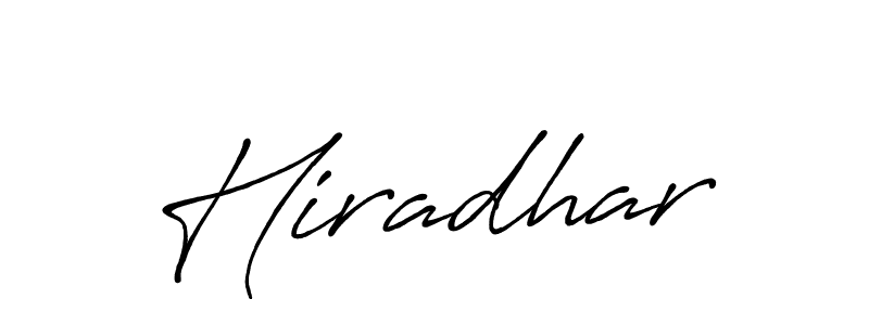 It looks lik you need a new signature style for name Hiradhar. Design unique handwritten (Antro_Vectra_Bolder) signature with our free signature maker in just a few clicks. Hiradhar signature style 7 images and pictures png