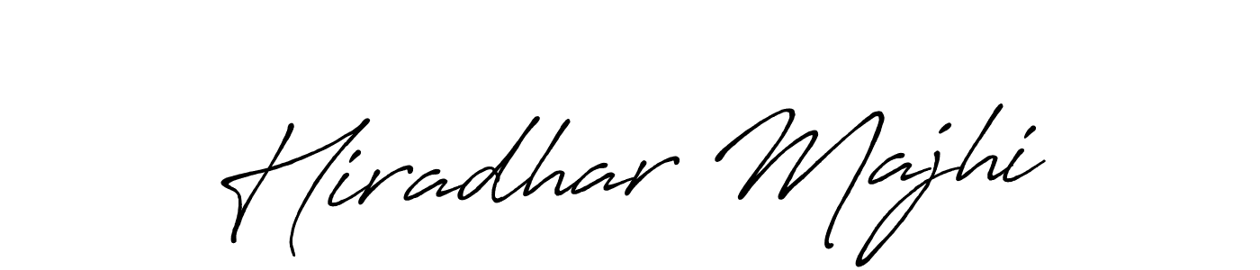 Make a beautiful signature design for name Hiradhar Majhi. With this signature (Antro_Vectra_Bolder) style, you can create a handwritten signature for free. Hiradhar Majhi signature style 7 images and pictures png