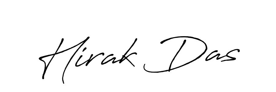 Make a beautiful signature design for name Hirak Das. With this signature (Antro_Vectra_Bolder) style, you can create a handwritten signature for free. Hirak Das signature style 7 images and pictures png