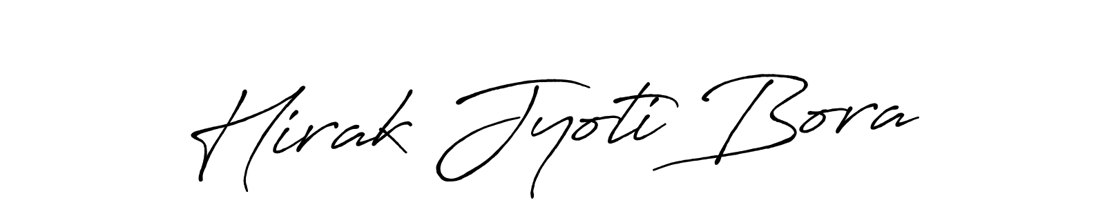 Hirak Jyoti Bora stylish signature style. Best Handwritten Sign (Antro_Vectra_Bolder) for my name. Handwritten Signature Collection Ideas for my name Hirak Jyoti Bora. Hirak Jyoti Bora signature style 7 images and pictures png