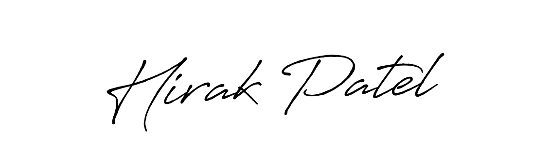 You should practise on your own different ways (Antro_Vectra_Bolder) to write your name (Hirak Patel) in signature. don't let someone else do it for you. Hirak Patel signature style 7 images and pictures png