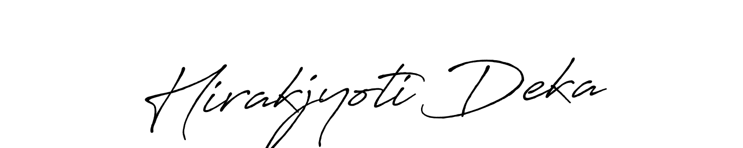 Make a short Hirakjyoti Deka signature style. Manage your documents anywhere anytime using Antro_Vectra_Bolder. Create and add eSignatures, submit forms, share and send files easily. Hirakjyoti Deka signature style 7 images and pictures png